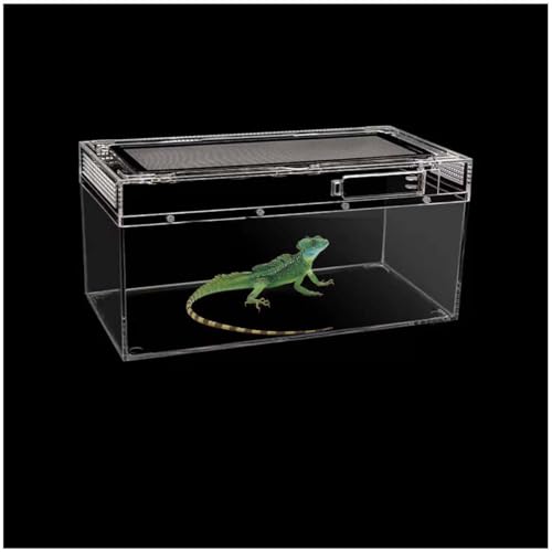Reptilien-Terrarium Reptilien-Zuchtbox Acrylmaterial 306 ° Panoramasicht Stark Und Stabil Für Eine Vielzahl Von Kleintieren,A von YANGMIAN