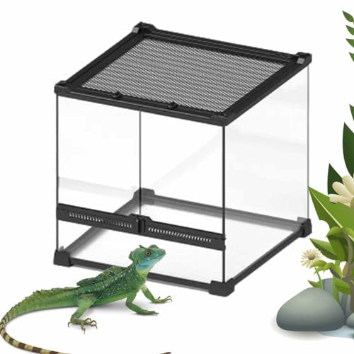 Reptilien-Zuchtbox Dichtungstechnologie Amphibisch Doppeltür-Design Für Einfache Fütterung Einer Vielzahl Von Kleintieren,B von YANGMIAN