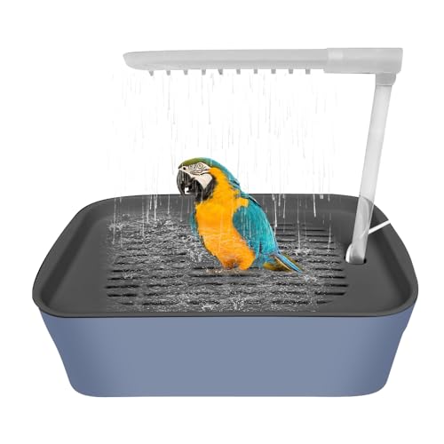 YANGUN Vogeldusche wellensittich, Wellensittich Badewanne, Vogel Badehaus Badewanne, Wasserzyklus Vogel badewanne, Multifunktionaler Vogeldusche Mit Mehreren Wasserhähnen, Für Sittiche YANGUN Vogeldusche wellensittich, Wellensittich Badewanne, Vogel Badehaus Badewanne, Wasserzyklus Vogel badewanne, Multifunktionaler Vogeldusche Mit Mehreren Wasserhähnen, Für Sittiche von YANGUN