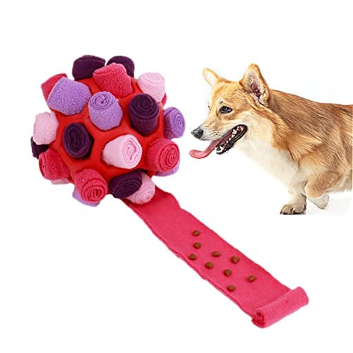 YANGYANGDA Kauspielzeug für Hunde, interaktives Hundespielzeug, Schnüffelball für Hunde, Schnüffelmatte, natürliche Futtersuche, Hundestimulationsspielzeug für kleine, mittelgroße Hunde (C) von YANGYANGDA