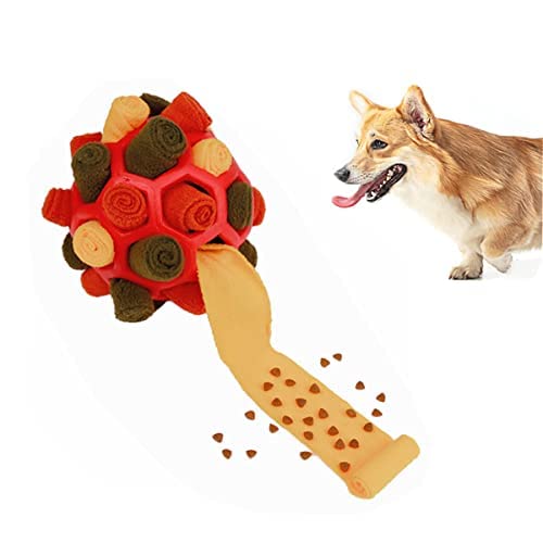 YANGYANGDA Kauspielzeug für Hunde, interaktives Hundespielzeug, Schnüffelball für Hunde, Schnüffelmatte, natürliche Futtersuche, Hundestimulationsspielzeug für kleine, mittelgroße Hunde (G) von YANGYANGDA