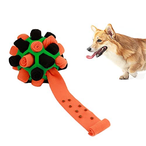 YANGYANGDA Kauspielzeug für Hunde, interaktives Hundespielzeug, Schnüffelball für Hunde, Schnüffelmatte, natürliche Futtersuche, Hundestimulationsspielzeug für kleine, mittelgroße Hunde (H) von YANGYANGDA