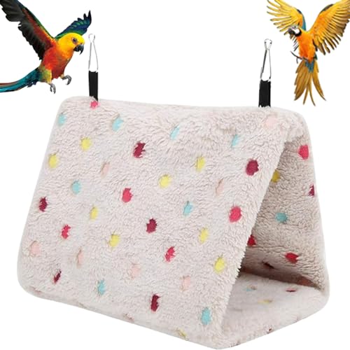 Papagei Hängematte, Papagei Zelt Bett, Vogel Bett, Vogel Hängematte, Vogel Nest Winternesthaus, Plüschige Vogelhängematte, Vogel Im Käfig Spielzeug, Haustier Winter warm Vogelkäfig Vogel Zubehör von YANJIY