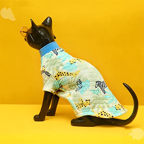 YAOER Haarlose Katze Sphinx Devon Kleidung Weihnachten Winter Baumwolle Baumwolle Sandwich Pro-Skin warme Jacke, blau, XXL YAOER Haarlose Katze Sphinx Devon Kleidung Weihnachten Winter Baumwolle Baumwolle Sandwich Pro-Skin warme Jacke, blau, XXL von YAOER