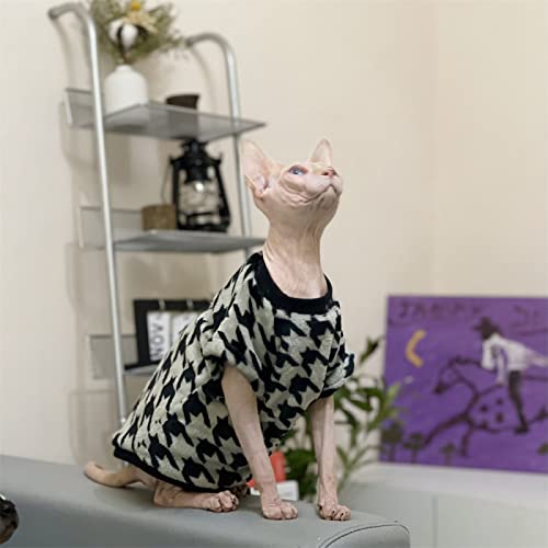 YAOER Haarlose Katze Sphinx Devon Kleidung Weihnachten Winter Dicker Warmer Wendepelz weicher Mantel,grau,XS YAOER Haarlose Katze Sphinx Devon Kleidung Weihnachten Winter Dicker Warmer Wendepelz weicher Mantel,grau,XS von YAOER