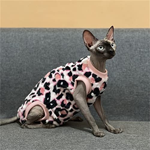 YAOER Haarlose Katze Sphinx Devon Kleidung Weihnachten gepolstert dicken facecloth warmen weichen Mantel, rosa 4 Fuß, S YAOER Haarlose Katze Sphinx Devon Kleidung Weihnachten gepolstert dicken facecloth warmen weichen Mantel, rosa 4 Fuß, S von YAOER