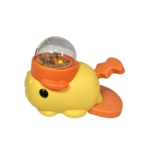 Fish Press Aktivierter Leckerli-Spender für Hundefutter, fördert Indoor-Übung und geistige Stimulation, Interaktion, Puzzle, Futterspender, Spielzeug von YAOGUI