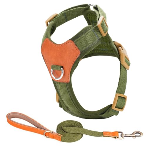 Großes Hundegeschirr für kleine Hunde, ohne Ziehen, verstellbar und atmungsaktiv, Welpen-Weste für den täglichen Spaziergang, Welpengeschirr Großes Hundegeschirr für kleine Hunde, ohne Ziehen, verstellbar und atmungsaktiv, Welpen-Weste für den täglichen Spaziergang, Welpengeschirr von YAOGUI