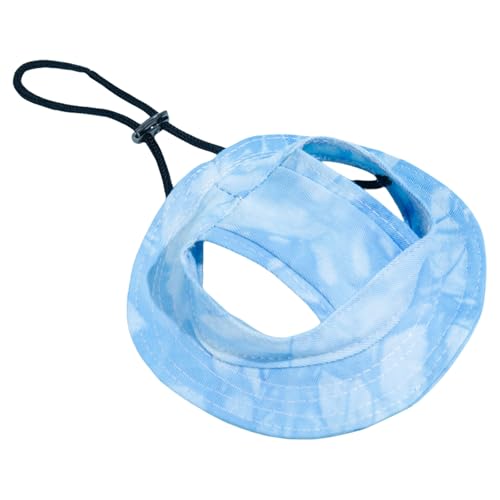 Sonnenhut für mehrere Haustiere, breite Krempe, für Hunde, Katzen, Kaninchen, Zubehör für heißes Wetter, atmungsaktiv, Katzen-Sonnenhut von YAOGUI