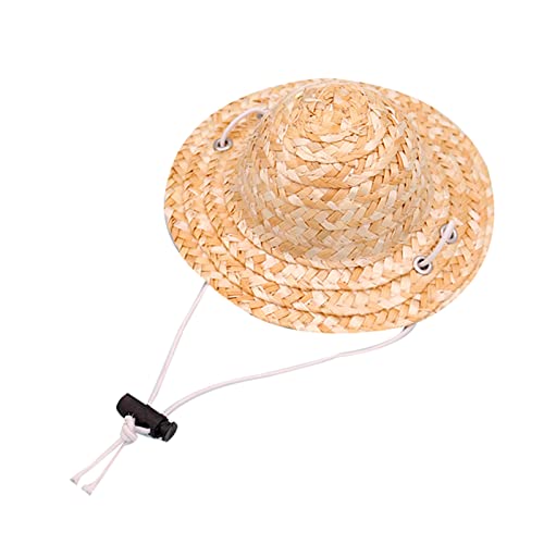Strohhut für kleine Haustiere, schönes Kostüm für Hunde, Welpen, Eimer, Sonnenschutzkappe für Hunde, Mädchen, Jungen, Hundekleidung, Mädchen, kleine Jungen von YAOGUI