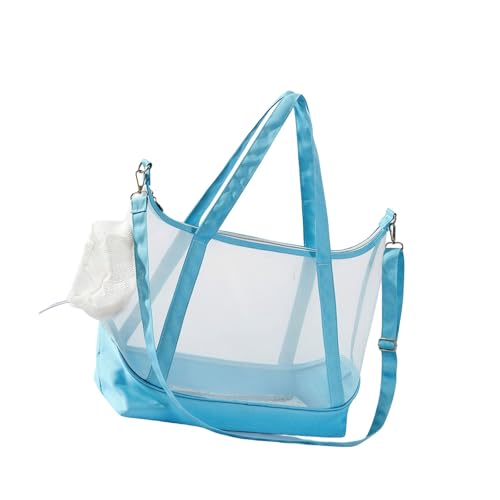 Tragetasche für Katzen, Nylon-Netz-Konstruktion, atmungsaktives Design, Sichtfenster, Kätzchen, Reisetasche, einfache Wartung, Nylon-Netz, Katzentragetasche von YAOGUI