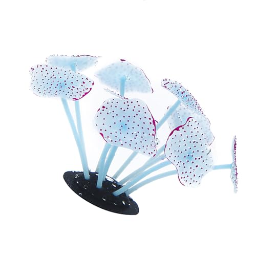 YAOGUI Aquarium-Dekoration, leuchtet im Dunkeln, bunte Korallen, Silikon, Lebensraum, Ornament für Zuhause und Büro YAOGUI Aquarium-Dekoration, leuchtet im Dunkeln, bunte Korallen, Silikon, Lebensraum, Ornament für Zuhause und Büro von YAOGUI
