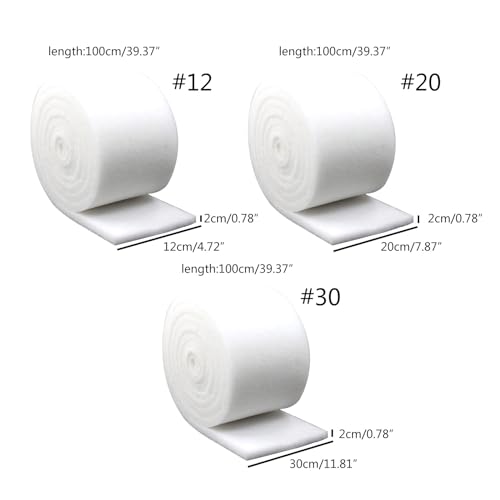 YAOGUI Aquarium-Filter-Media-Pad, Filterschwammrolle für Wasser, 99,1 cm lang YAOGUI Aquarium-Filter-Media-Pad, Filterschwammrolle für Wasser, 99,1 cm lang von YAOGUI