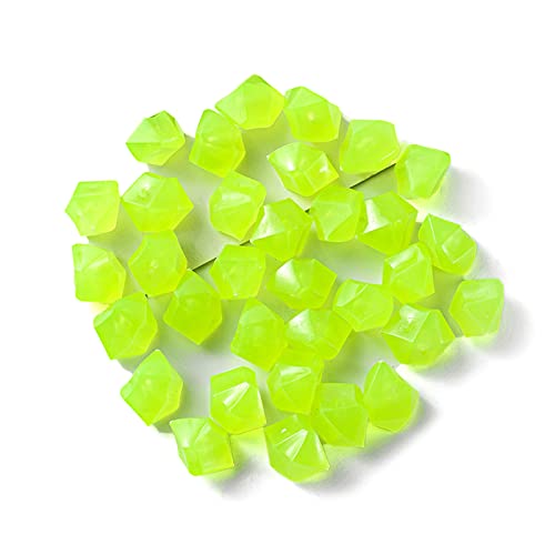 YAOGUI Dekorative Steine für Aquarien, leuchtende Steine, Garten, Terrasse, Landschaft, Pflastersteine, leuchtende Kieselsteine, Garten von YAOGUI