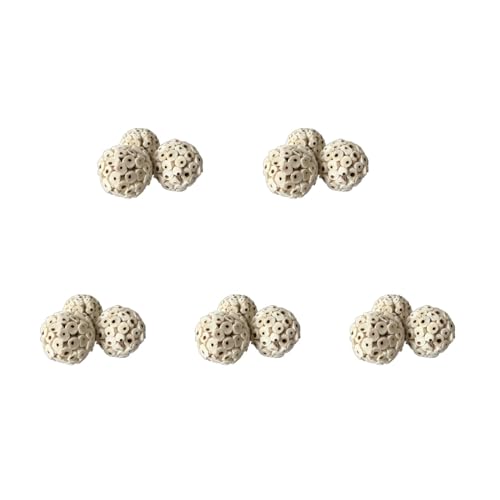 YAOGUI Haustierbedarf, 3 Stück, natürliche Sola-Bälle, weiches Kauspielzeug für Papageien, Papageien, Papageien, Wellensittiche, Finken, Ara, 6 cm YAOGUI Haustierbedarf, 3 Stück, natürliche Sola-Bälle, weiches Kauspielzeug für Papageien, Papageien, Papageien, Wellensittiche, Finken, Ara, 6 cm von YAOGUI