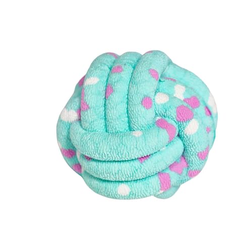 YAOGUI Hüpfender Haustier-Spielzeug-Ball, solider Ball, kauresistentes Design, Kauspielzeug, Zahnhygiene für aggressive Kauer, Interaktion Haustier von YAOGUI