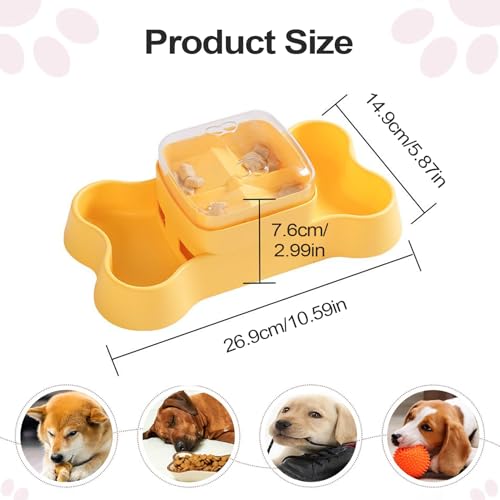 YAOPIU Hundefutterspender Spielzeug,Haustier Puzzlefutterautomat | Interaktiver Futterball Zur Langsamen Fütterung Für Bewegung Und Unterhaltung Drinnen Und Draußen YAOPIU Hundefutterspender Spielzeug,Haustier Puzzlefutterautomat | Interaktiver Futterball Zur Langsamen Fütterung Für Bewegung Und Unterhaltung Drinnen Und Draußen von YAOPIU