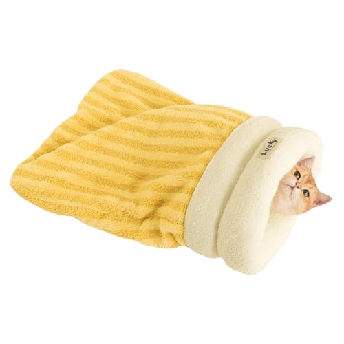 YAOPIU Katzen Schlafsack - Winter Katzenschlafsack Kuschelsack - Kratzfeste Katzen Schlafhöhle Für Balkon Wohnzimmer Schlafzimmer Reise Wohnung Terrasse YAOPIU Katzen Schlafsack - Winter Katzenschlafsack Kuschelsack - Kratzfeste Katzen Schlafhöhle Für Balkon Wohnzimmer Schlafzimmer Reise Wohnung Terrasse von YAOPIU