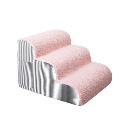 YAOPIU Treppen Für Kleine Hunde | Breite Haustiertreppen Für Hohe Betten Mit Aufstiegshilfe,Hunderampe Für Sofa Auto SUV Wohnzimmer Schlafzimmer Haushalt von YAOPIU