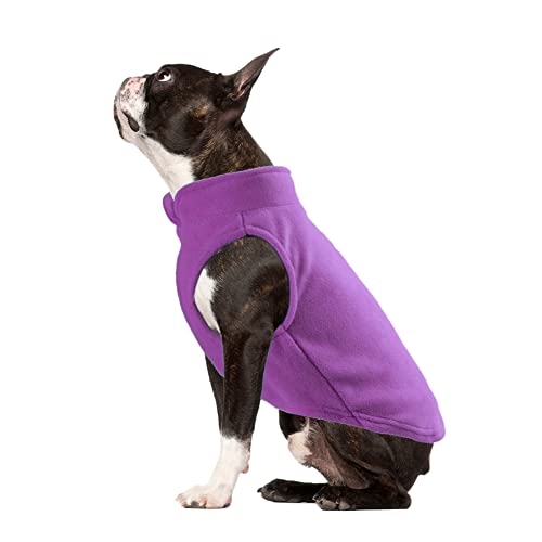 Haustier Katze Hund Pullover Warme Fleece Hundepullover Hunde-Sweatshirt Weiche Warme Hund Fleecejacke Winter Hunde Weste Hundemantel Kaltes Wetter Hundekleidung für Kleine Hunde und Welpen Violett L Haustier Katze Hund Pullover Warme Fleece Hundepullover Hunde-Sweatshirt Weiche Warme Hund Fleecejacke Winter Hunde Weste Hundemantel Kaltes Wetter Hundekleidung für Kleine Hunde und Welpen Violett L von YAOTT
