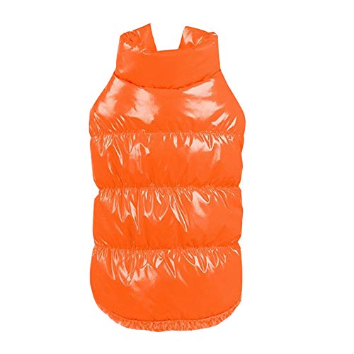 Herbst Winter Haustier Hunde Katzen Daunenjacke, Hund Mantel Verdickung, Wasserdicht Fleece gefüttert Warme Winterjacke Hunde Bekleidung für Teddy, Yorkshire Terrier, Chihuahua, Pommern Orange XXL Herbst Winter Haustier Hunde Katzen Daunenjacke, Hund Mantel Verdickung, Wasserdicht Fleece gefüttert Warme Winterjacke Hunde Bekleidung für Teddy, Yorkshire Terrier, Chihuahua, Pommern Orange XXL von YAOTT