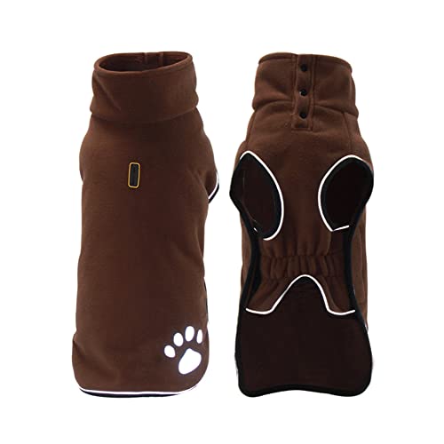 Hundemantel Winter Hundekleidung Hundepulli Sweatshirt Weiche Warme Hund Mantel Hundejacke Haustier Pullover für Kalte Wintertage,Reflektierende Fleece Hundeweste für Kleine Mittlere Große Hunde S Hundemantel Winter Hundekleidung Hundepulli Sweatshirt Weiche Warme Hund Mantel Hundejacke Haustier Pullover für Kalte Wintertage,Reflektierende Fleece Hundeweste für Kleine Mittlere Große Hunde S von YAOTT