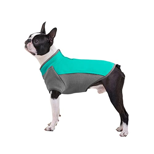 Hundepullover Stretch Hund Fleece Weste Halber Reißverschluss Hundemantel Winter Hundebekleidung Hundepulli Haustier Pullover Kaltes Wetter Weiche Hundejacke für Welpen Kleine Mittlere Hunde Grün XS Hundepullover Stretch Hund Fleece Weste Halber Reißverschluss Hundemantel Winter Hundebekleidung Hundepulli Haustier Pullover Kaltes Wetter Weiche Hundejacke für Welpen Kleine Mittlere Hunde Grün XS von YAOTT