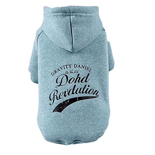 YAOTT Hundepullover mit Kapuze für Herbst und Winter, Hunde Hoodie Kleidung Haustier Kleidung Kapuzenjacke für Katze Kleine Hunde, Welpen, Teddy, Pudel, Chihuahua Grün gedruckt XL YAOTT Hundepullover mit Kapuze für Herbst und Winter, Hunde Hoodie Kleidung Haustier Kleidung Kapuzenjacke für Katze Kleine Hunde, Welpen, Teddy, Pudel, Chihuahua Grün gedruckt XL von YAOTT