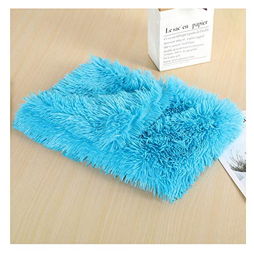 YAOTT Super Warme Weiches Hundedecke Waschbar Plüsch Hundematt Haustierdecke Leicht zu Tragen für Kleine Mittlere Hunde Welpen Weiche Warme Matte Decke Blau 100×75CM YAOTT Super Warme Weiches Hundedecke Waschbar Plüsch Hundematt Haustierdecke Leicht zu Tragen für Kleine Mittlere Hunde Welpen Weiche Warme Matte Decke Blau 100×75CM von YAOTT