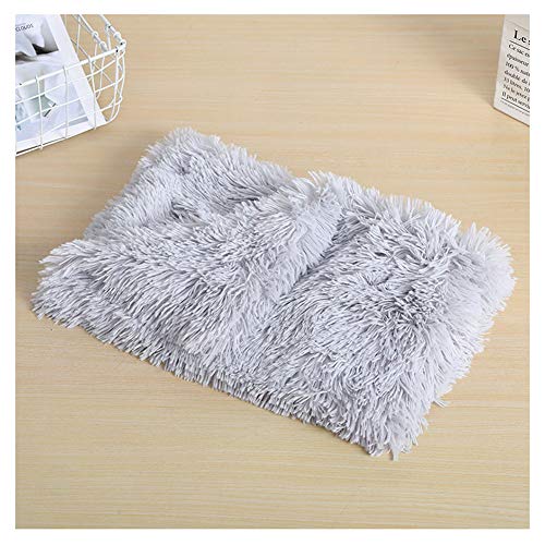 YAOTT Super Warme Weiches Hundedecke Waschbar Plüsch Hundematt Haustierdecke Leicht zu Tragen für Kleine Mittlere Hunde Welpen Weiche Warme Matte Decke Hellgrau 56×36CM YAOTT Super Warme Weiches Hundedecke Waschbar Plüsch Hundematt Haustierdecke Leicht zu Tragen für Kleine Mittlere Hunde Welpen Weiche Warme Matte Decke Hellgrau 56×36CM von YAOTT