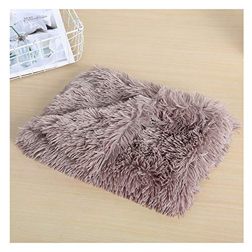YAOTT Super Warme Weiches Hundedecke Waschbar Plüsch Hundematt Haustierdecke Leicht zu Tragen für Kleine Mittlere Hunde Welpen Weiche Warme Matte Decke Khaki 78×54CM von YAOTT