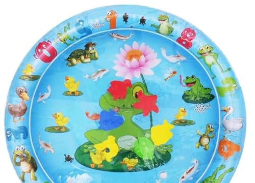 YAOZUP Katzen Spielmatte Wasser, Hochwertige Verdickte Sensorische Wasser Spielmatte, Aufblasbare wassersensor spielmatte, Sensor Water Playmat, Sommer Interaktives Wassermatte für Katzen Hunde Kinder von YAOZUP