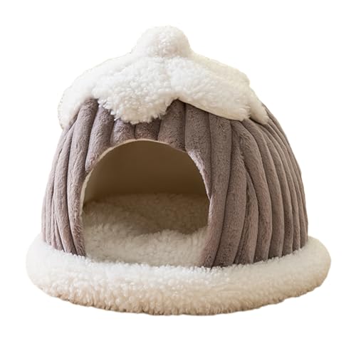 YAPAILANG Katzenkratzmatte, Katzenbett, winddicht, warm, Haustierbett, geschlossene Kürbisform, waschbar, weiches Katzen-Plüsch-Zelt, Zwinger für den Innenbereich YAPAILANG Katzenkratzmatte, Katzenbett, winddicht, warm, Haustierbett, geschlossene Kürbisform, waschbar, weiches Katzen-Plüsch-Zelt, Zwinger für den Innenbereich von YAPAILANG