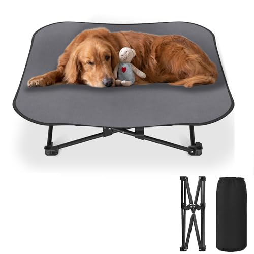 YARDIN Erhöhtes Camping Hundebett – atmungsaktives, faltbares hundeliege für kleine und mittelgroße Hunde, geeignet für Outdoor Indoor 87 x 87 x 33 cm YARDIN Erhöhtes Camping Hundebett – atmungsaktives, faltbares hundeliege für kleine und mittelgroße Hunde, geeignet für Outdoor Indoor 87 x 87 x 33 cm von YARDIN