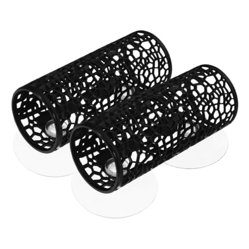 2 Stück Aquarium-Tunnel: Betta-röhrentunnel, Betta-Spielzeug, Aquarium-verstecke Zum Ausruhen Und Spielen, Für Aquarium-Dekoration, Schwarz von YARNOW