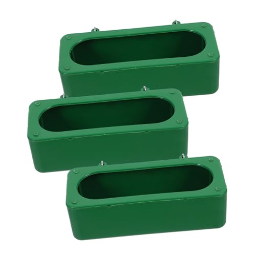 YARNOW 3stücke Vogelkäfig-futternäpfe Papageien-futternäpfe Vogelfutterspender Vogelwasser-futterschale Vogelkäfig-tabletts von YARNOW