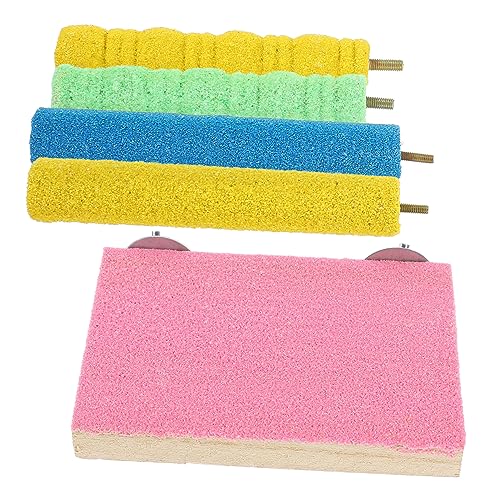 YARNOW 5stücke Papageien Spielzeug Kletterspielzeug Vogelstehbrett Aktivitätsspielzeug Für Kleine Vögel Gleichgewichtstrainer Haustierspielzeug von YARNOW