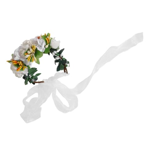 Blumenkranz für Haustiere Leichtes und Bequemes Hundehalsband mit Stirnband für Partys Hochzeiten und Fotoshootings für und Kleine von YARNOW
