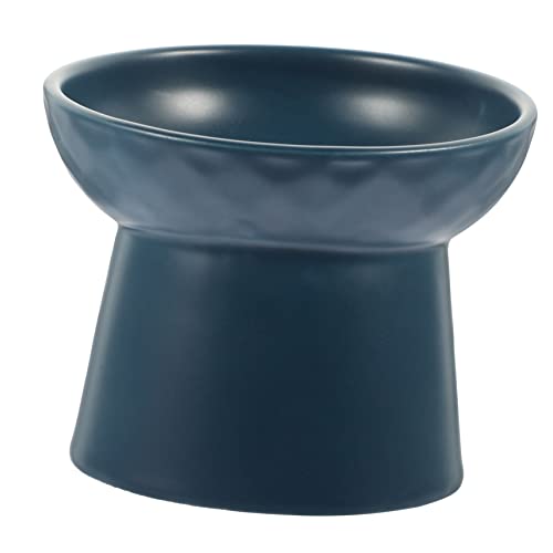 Keramiknapf für Haustiere pet Bowl katzenbedarf Katzenzubehör Futternapf für Katzen schräger Katzennapf Katzen näpfe Futternapf für Haustiere wiederverwendbarer Katzennapf Navy YARNOW Keramiknapf für Haustiere pet Bowl katzenbedarf Katzenzubehör Futternapf für Katzen schräger Katzennapf Katzen näpfe Futternapf für Haustiere wiederverwendbarer Katzennapf Navy YARNOW von YARNOW