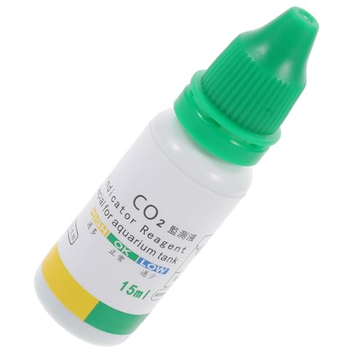 YARNOW 1 Flasche Aquarium-wassertester, Pool-aquarientest, Co2-indikatorlösung, Professioneller Aquarium-Tester YARNOW 1 Flasche Aquarium-wassertester, Pool-aquarientest, Co2-indikatorlösung, Professioneller Aquarium-Tester von YARNOW