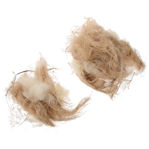 YARNOW 40 G Natürliches Vogelnistmaterial Bequeme Einstreu Für Vögel Käfignestzubehör Nistmaterial von YARNOW