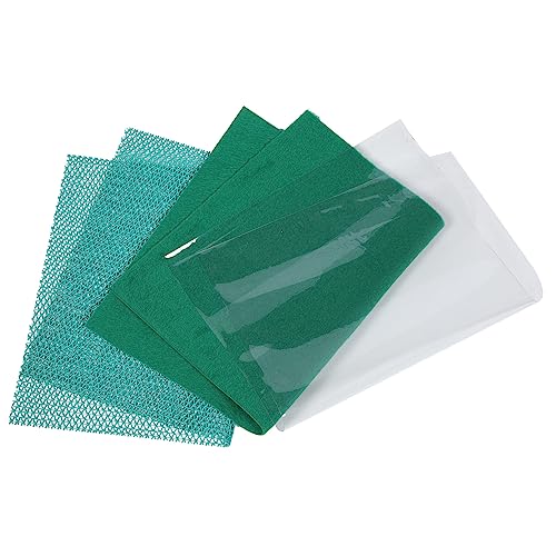 YARNOW 1 Satz 3 in 1 Schildkrötenmatte Substrateinlage für Reptilienkäfige Gecko verstecken Terrarium zubehör Reptilien Teppich Terrarienmatte Terrarieneinlagen Faser und Kunststoff Green von YARNOW