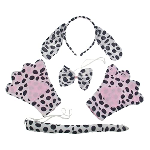 YARNOW 1 Satz Dalmatiner Stirnband Dalmatinisches Kuh Stirnband Cosplay Tierschwanz Halloween-Cosplay-kostüm-Requisiten Dalmatiner Kostüm Cosplay Tierohren Und Hund Kurzer Plüsch YARNOW 1 Satz Dalmatiner Stirnband Dalmatinisches Kuh Stirnband Cosplay Tierschwanz Halloween-Cosplay-kostüm-Requisiten Dalmatiner Kostüm Cosplay Tierohren Und Hund Kurzer Plüsch von YARNOW