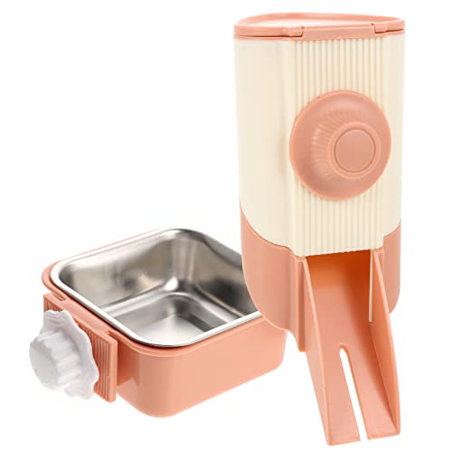 YARNOW 1 Satz Futterautomat für Hamster automatisierte futterspender für kleintiere automatischer futterspender Tablett Fütterung Hamster zubehör Igel Futterautomat Rattenfutter pp Rosa von YARNOW