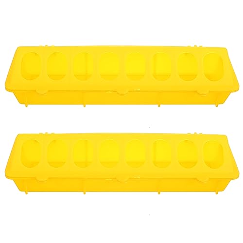 YARNOW 2stücke Taubenfutterspender Praktische Futter Wassertränke Für Vögel Spill Splash- Langlebig Und Einfach Zu Reinigen Für Tierhaltung von YARNOW