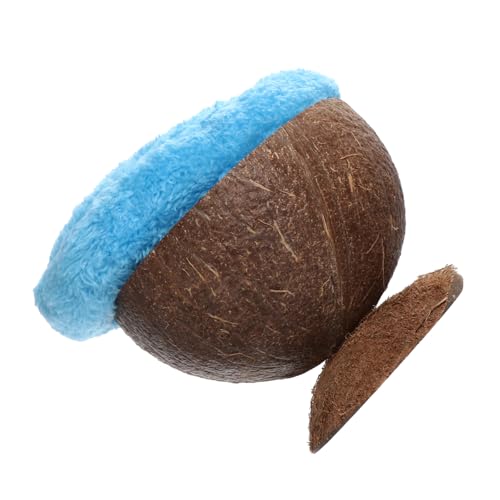 YARNOW 1 Satz Hamster Kokosnuss Schalen Nest Zucht Nester Hamster -versteck Klein Shell-Hamster- Verschachtelung Schlafen Hamsternest Shell Hamsterbett Hamsterschale Kokosnussschale von YARNOW