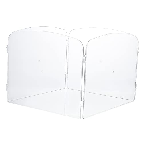 YARNOW 1 Satz Hamster Laufstall Drinnen Falten Haustier Kaninchenstall Zwinger Käfig Für Hamster Zaun Für Meerschweinchen Frettchenkäfig Hamsterkäfig Faltzaun Tiere Zaun Acryl Transparent von YARNOW