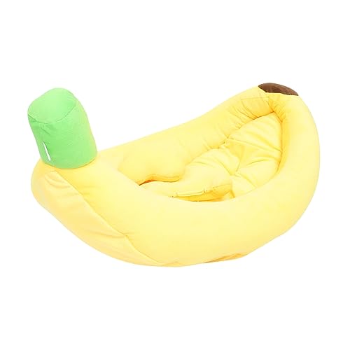YARNOW 1 Satz Haustierbett pet Bed haustierfeldbett hundebett Dog Bed Haustierwohlfühlen Katzenhaus im Freien Hundematratze Plüsch Nest für Haustiere dekoratives Hundenest Stoff Yellow YARNOW 1 Satz Haustierbett pet Bed haustierfeldbett hundebett Dog Bed Haustierwohlfühlen Katzenhaus im Freien Hundematratze Plüsch Nest für Haustiere dekoratives Hundenest Stoff Yellow von YARNOW