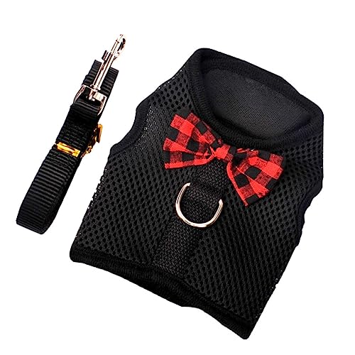 YARNOW 1 Satz Haustierleine Hundegeschirr Führen Klein Für Hunde Weste Geschirr Für Hund Gepolstert Haustierkabelbaum Haustierbedarf Brustgurt Für Haustiere Nylon Black YARNOW 1 Satz Haustierleine Hundegeschirr Führen Klein Für Hunde Weste Geschirr Für Hund Gepolstert Haustierkabelbaum Haustierbedarf Brustgurt Für Haustiere Nylon Black von YARNOW