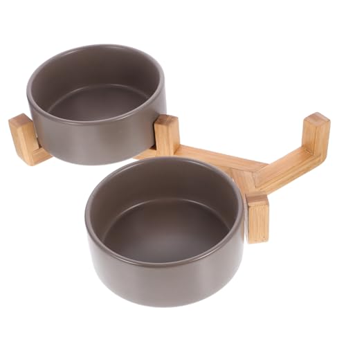 YARNOW Katzenfutter- Und Wassernapf-Set Keramik-Hunde- Und Katzennapf Mit Ständer Anti-rutsch-Design Leicht Zu Reinigen Für Den Innenbereich YARNOW Katzenfutter- Und Wassernapf-Set Keramik-Hunde- Und Katzennapf Mit Ständer Anti-rutsch-Design Leicht Zu Reinigen Für Den Innenbereich von YARNOW